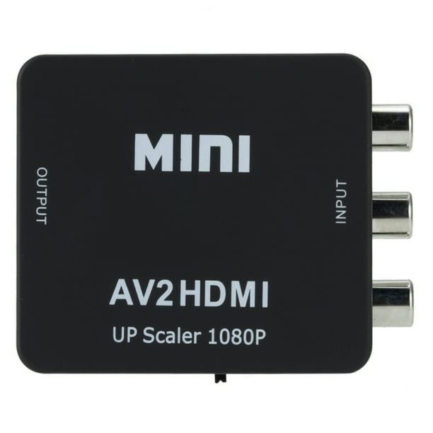 RCA HDMI Adapter mit USB Kabel für TV/Laptop/PC/PS3/PS2/Wii/Blue-Ray/STB/Xbox/VCR/DVD 1080P Mini 3RCA Composite Converter AV zu HDMI Video Audio Konverter RCA auf HDMI Adapter 